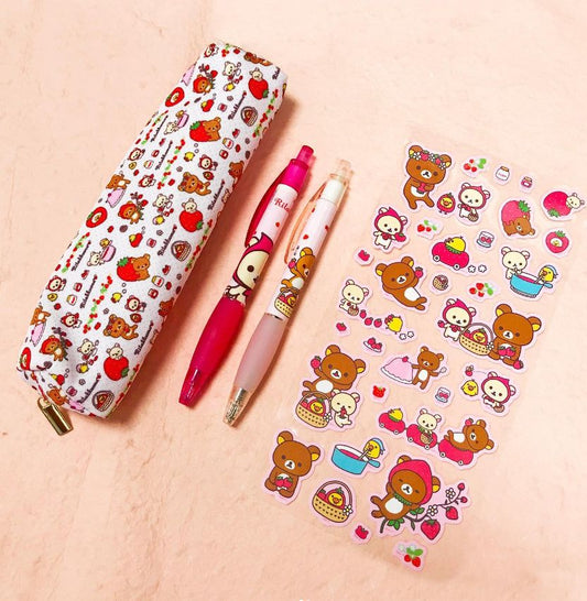 NEW ARRIVAL! Rilakkuma Stationery Strawberry Series!