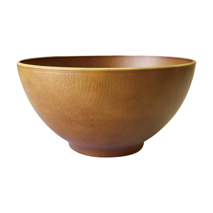 Lacquerware Soup Bowl, Brown
