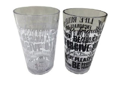 Acrylic Cup, 11.83 fl oz, d3.2 x h5.2 in
