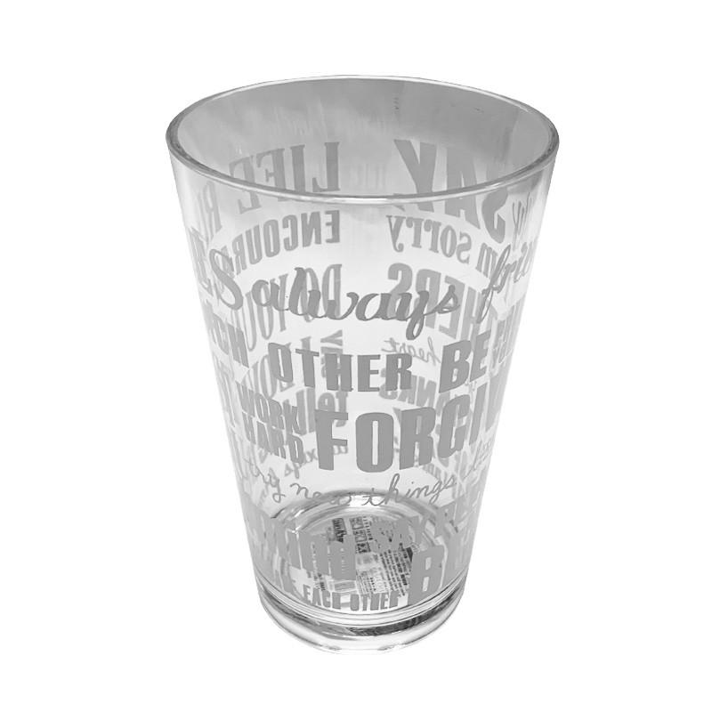 Acrylic Cup, 11.83 fl oz, d3.2 x h5.2 in