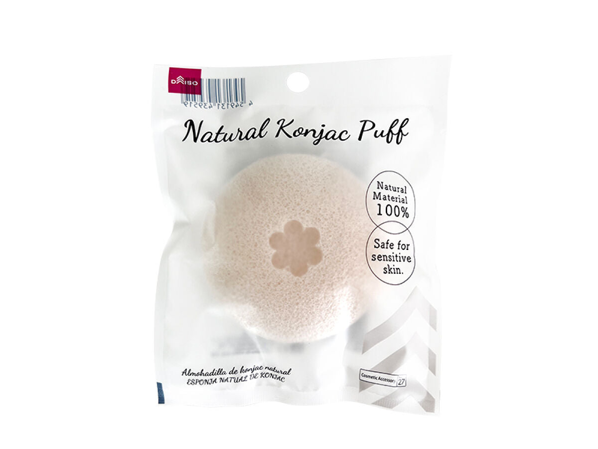 Natural Konjac Puff – DAISO