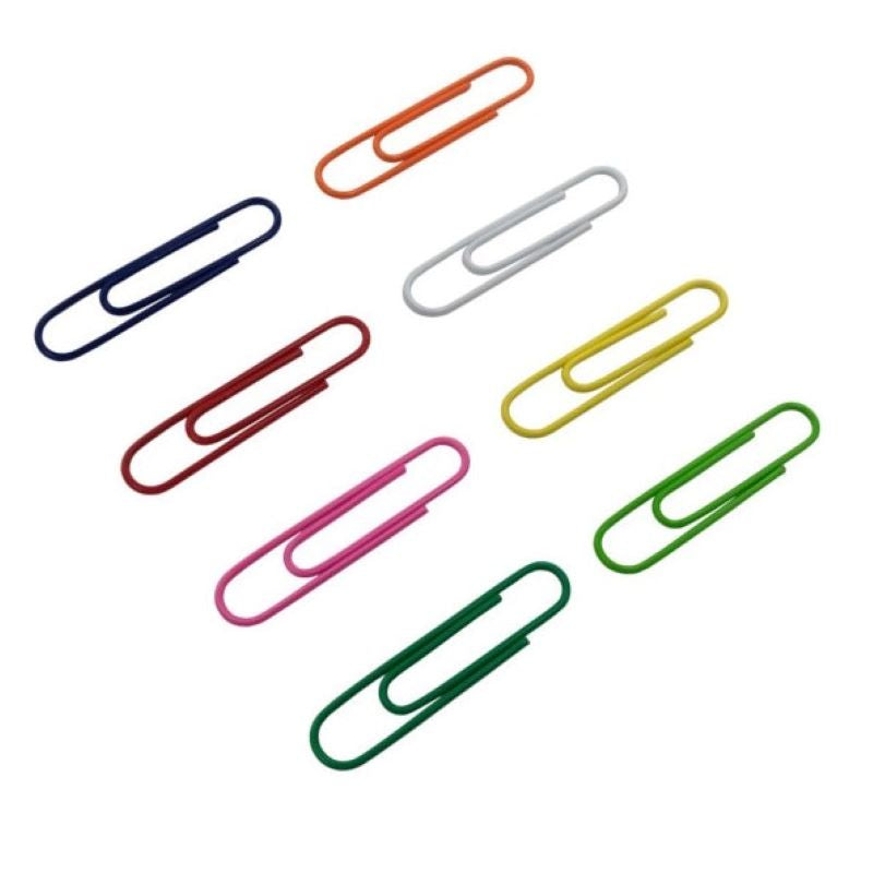 Color Paper Clips -50 pcs.-