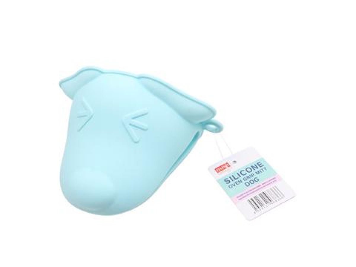Daiso Silicone Oven Grip Mitt Dog FrontPackage