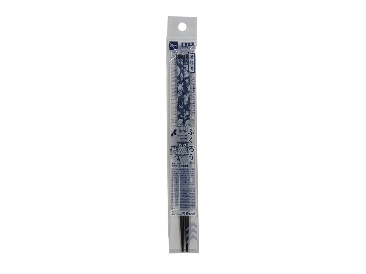 Daiso Chopsticks Made in Wakasa Japan - Good Luck Chopsticks - OWL- FrontPackage