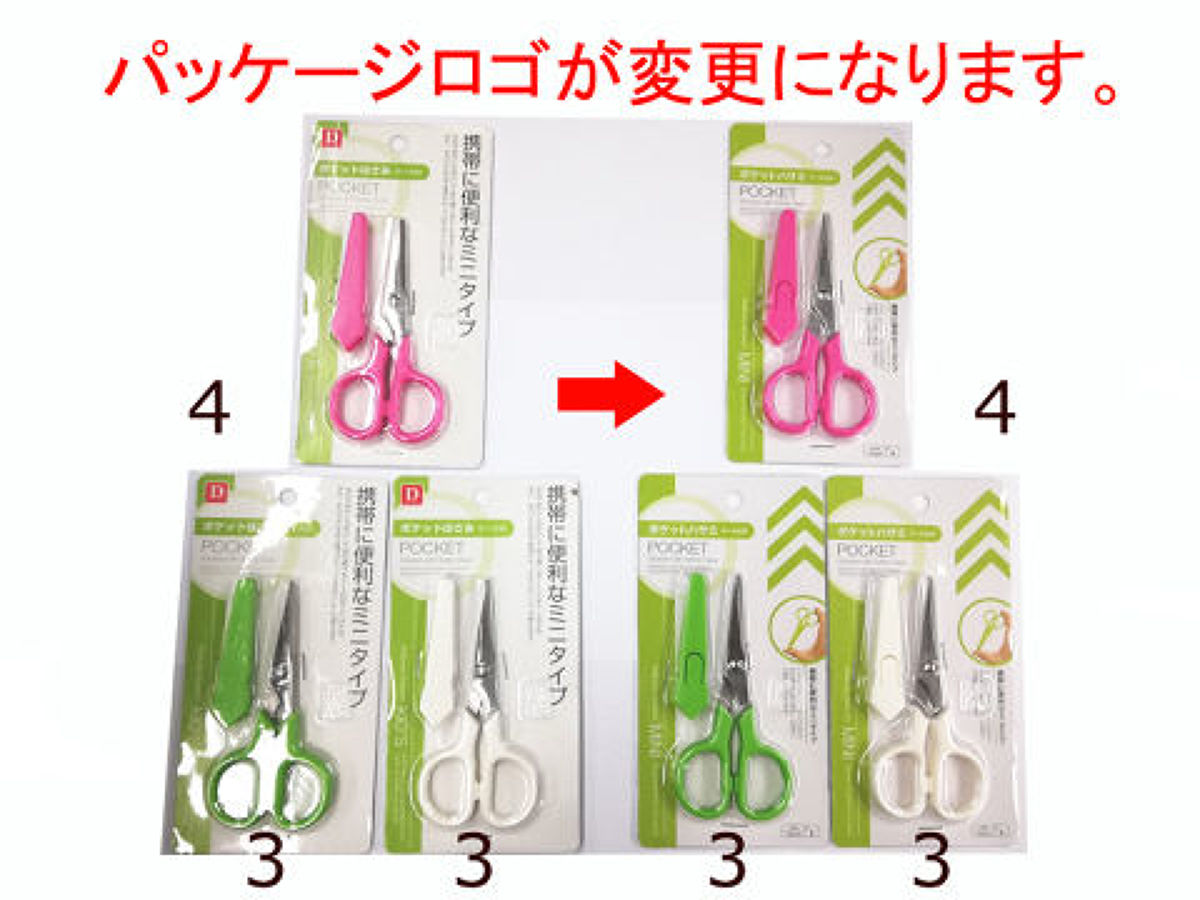 Pocket scissors with safety case – DAISO