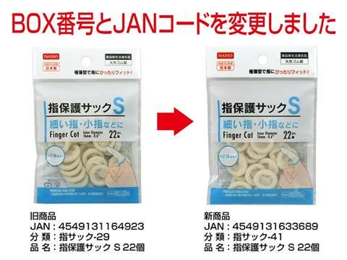Daiso Finger Cots - Size S - 22 pcs. - FrontPackage