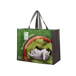 Reusable Shopping Bag - Kittens, 12.2 x 14.9 x 8.5 in