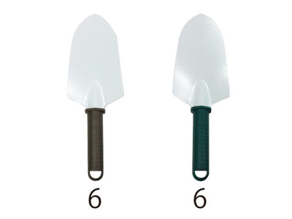 Daiso Garden trowel with plastic handle FrontPackage
