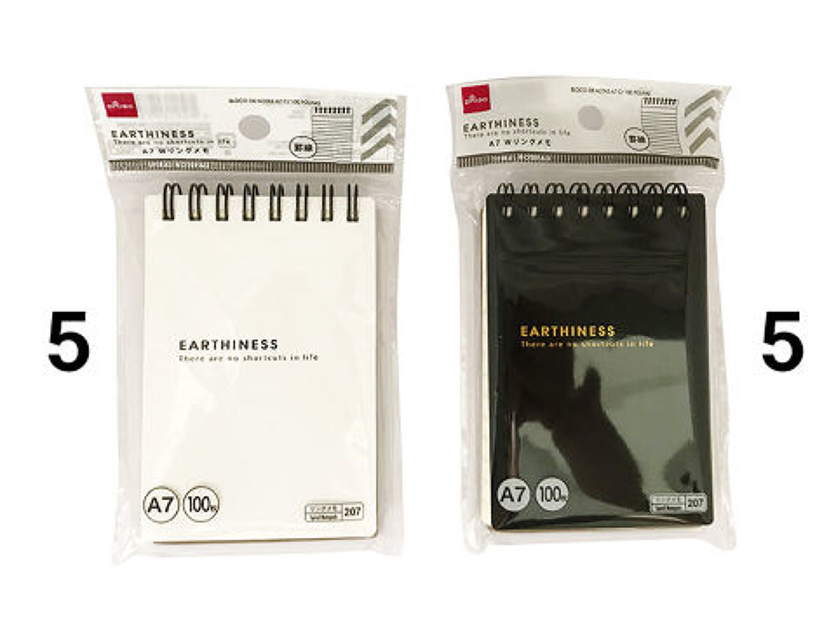 Spiral Notepad -A7 - 100 Pages-