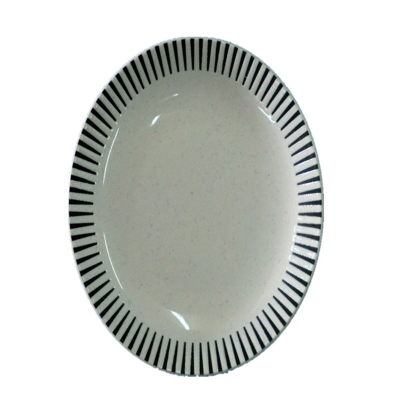 Daiso Plate -Modernstripe - WH- FrontPackage