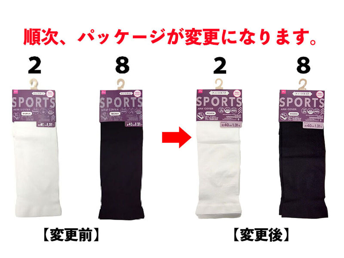 Daiso Sports Zokki Arm Cover -For Women - With Finger Hole- FrontPackage