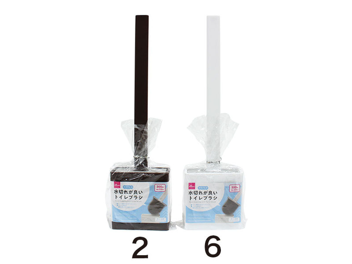Daiso Good Draining Soft Toilet Brush FrontPackage
