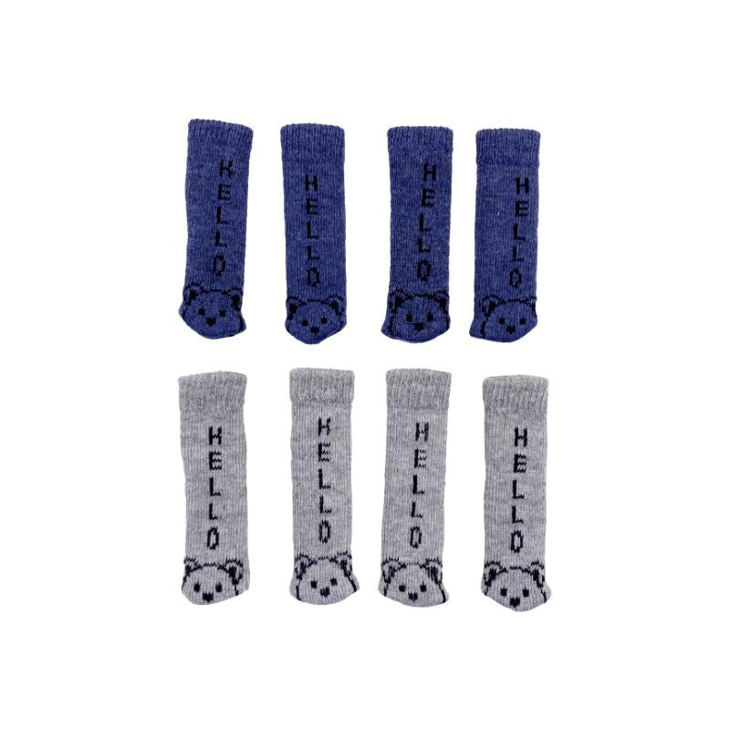 Chair Leg Cover - Hello Bear - Slim Type - 4Pcs -