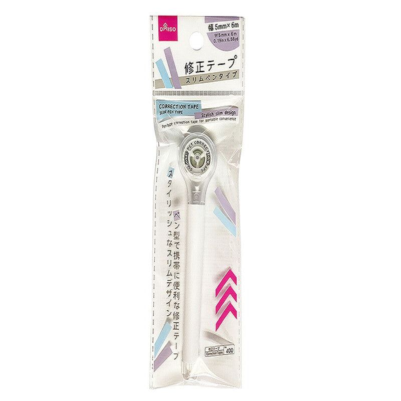 Daiso Correction Tape - Slim Pen Type - FrontPackage