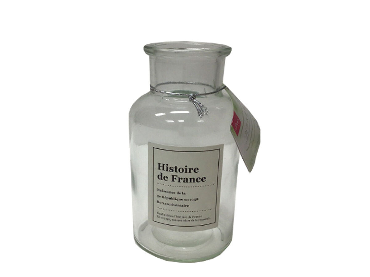Daiso Glass Vase -Clear- FrontPackage