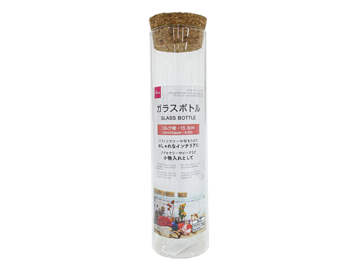 Daiso Glass Bottle -Cork Stopper- FrontPackage