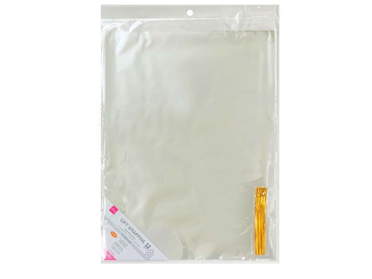 Daiso Clear Plastic Bag -12 pcs.- FrontPackage