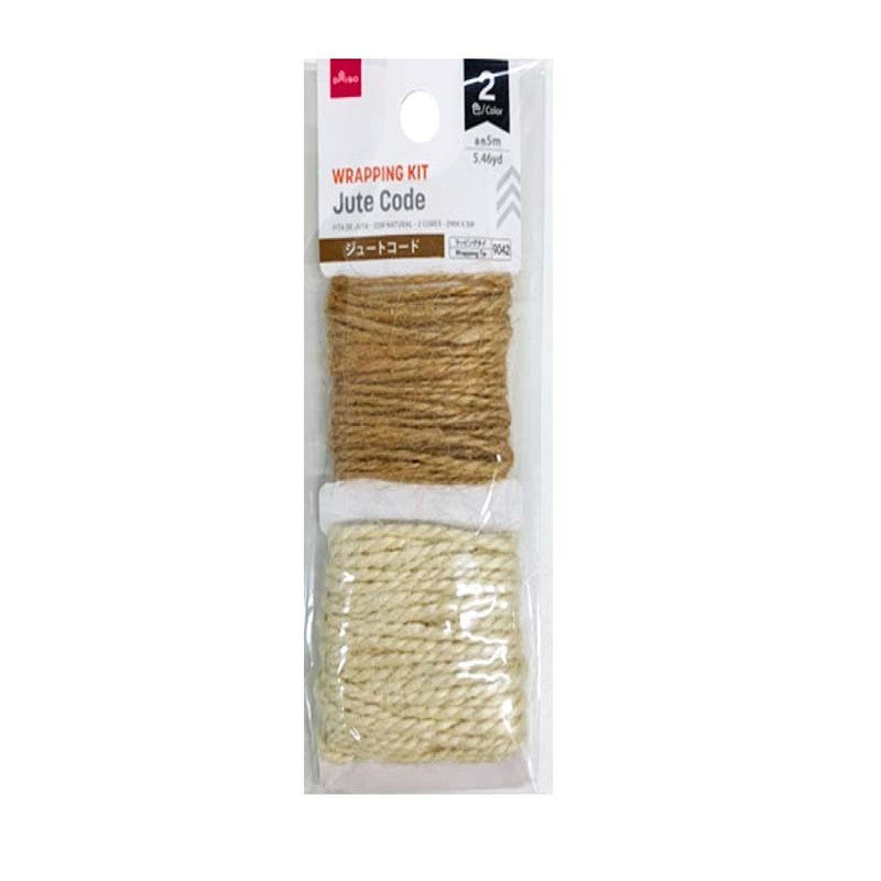 Jute Code - Natural Color - 2 Colors-