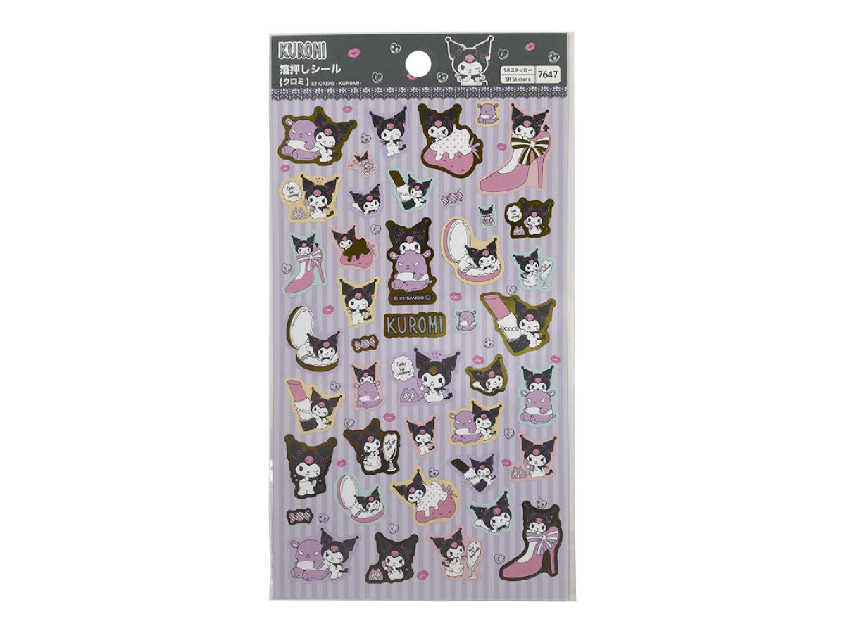 Daiso STICKERS -KUROMI- FrontPackage