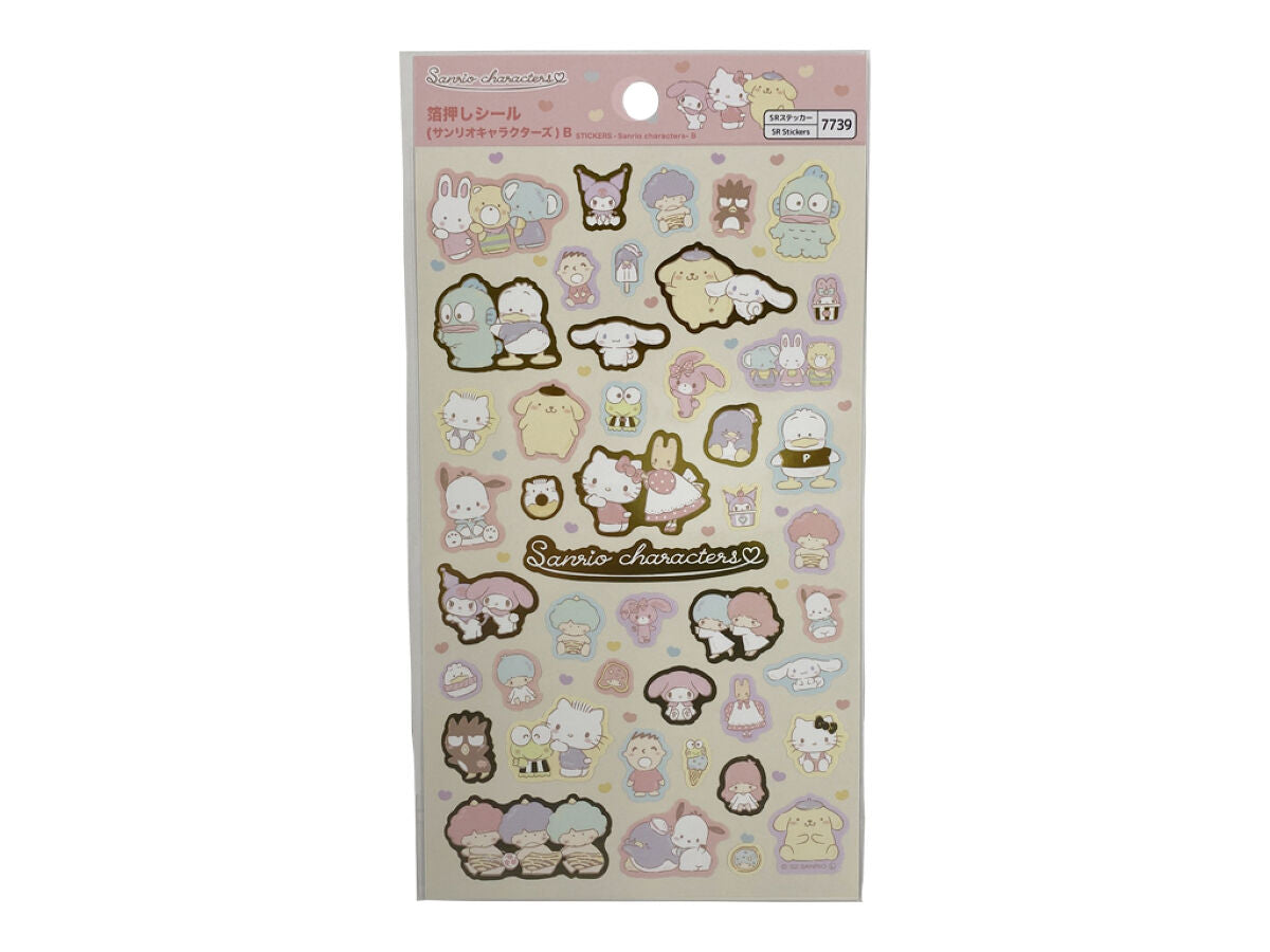 Daiso STICKERS -Sanrio characters- B FrontPackage