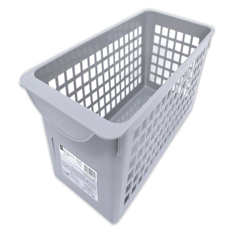 Recycled plastic basket (Gray,Slim)