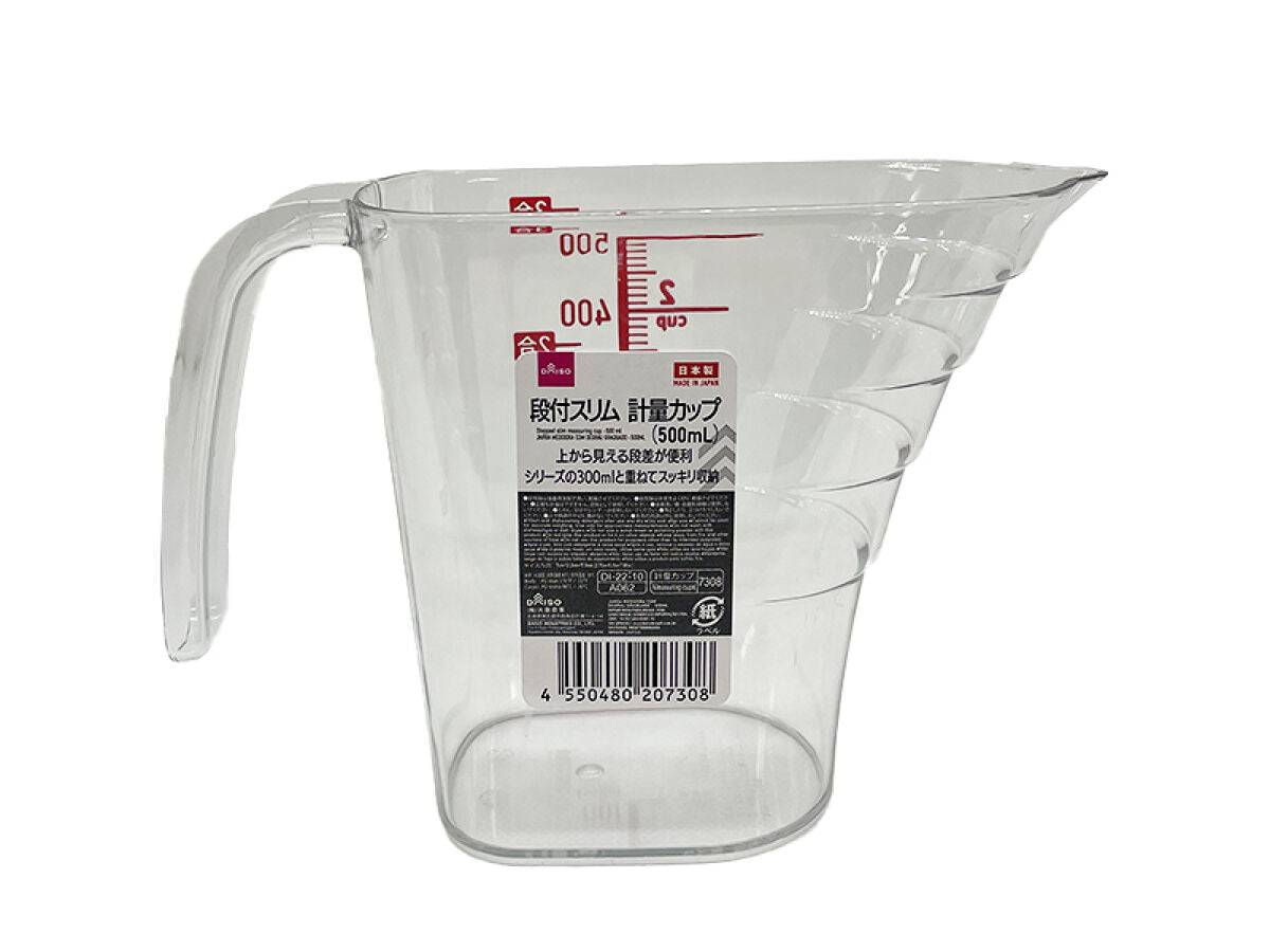 Daiso Stepped Slim Measuring Cup FrontPackage