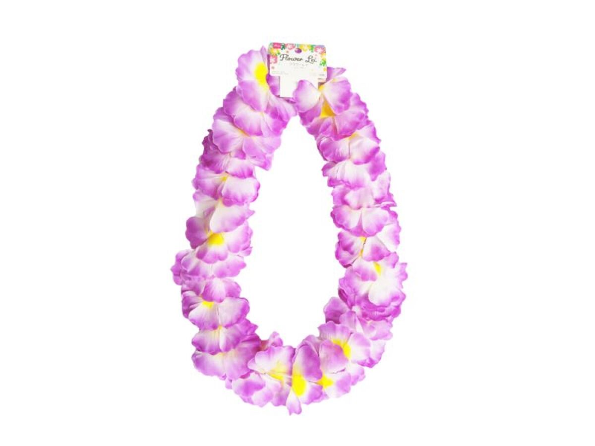Daiso Flower Lei - Purple - FrontPackage