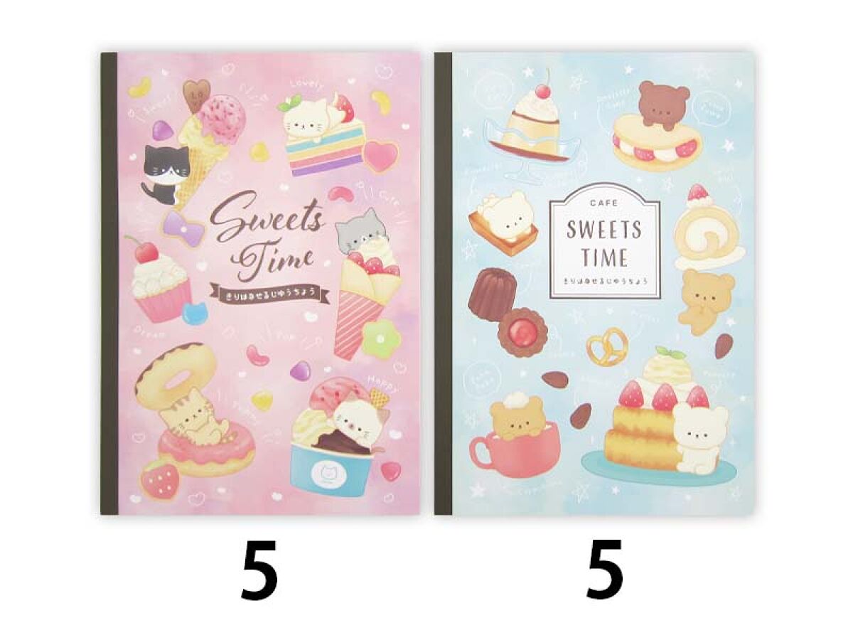 Notebook with Pull-Out Pages - 50 Sheets - Sweets time -