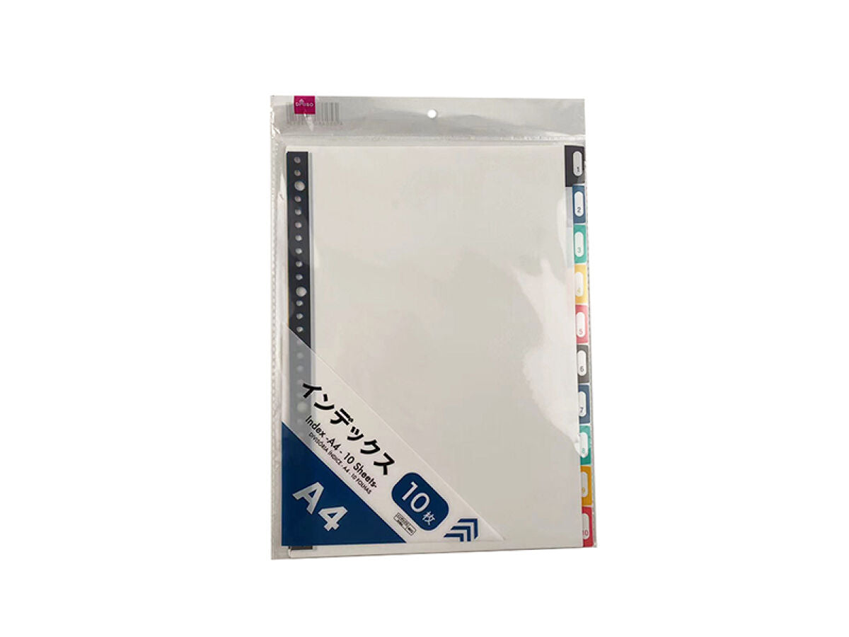 Daiso Index -A4 -10 Sheets- FrontPackage
