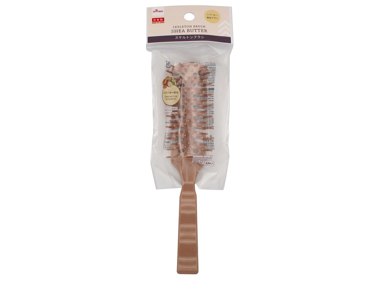 Daiso Skeleton brush (With shea butter) FrontPackage