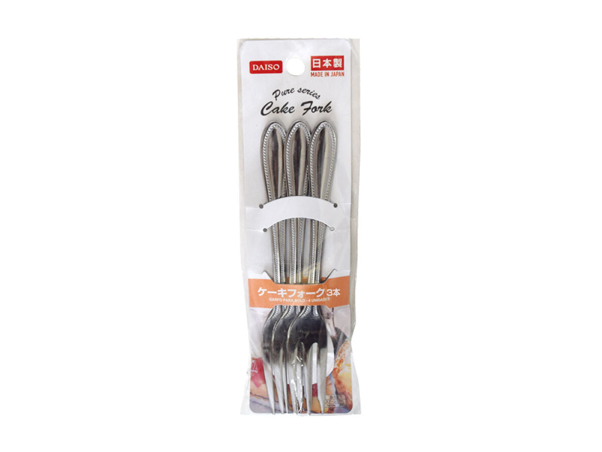 Daiso Pure Cake Fork -3 pcs.- FrontPackage