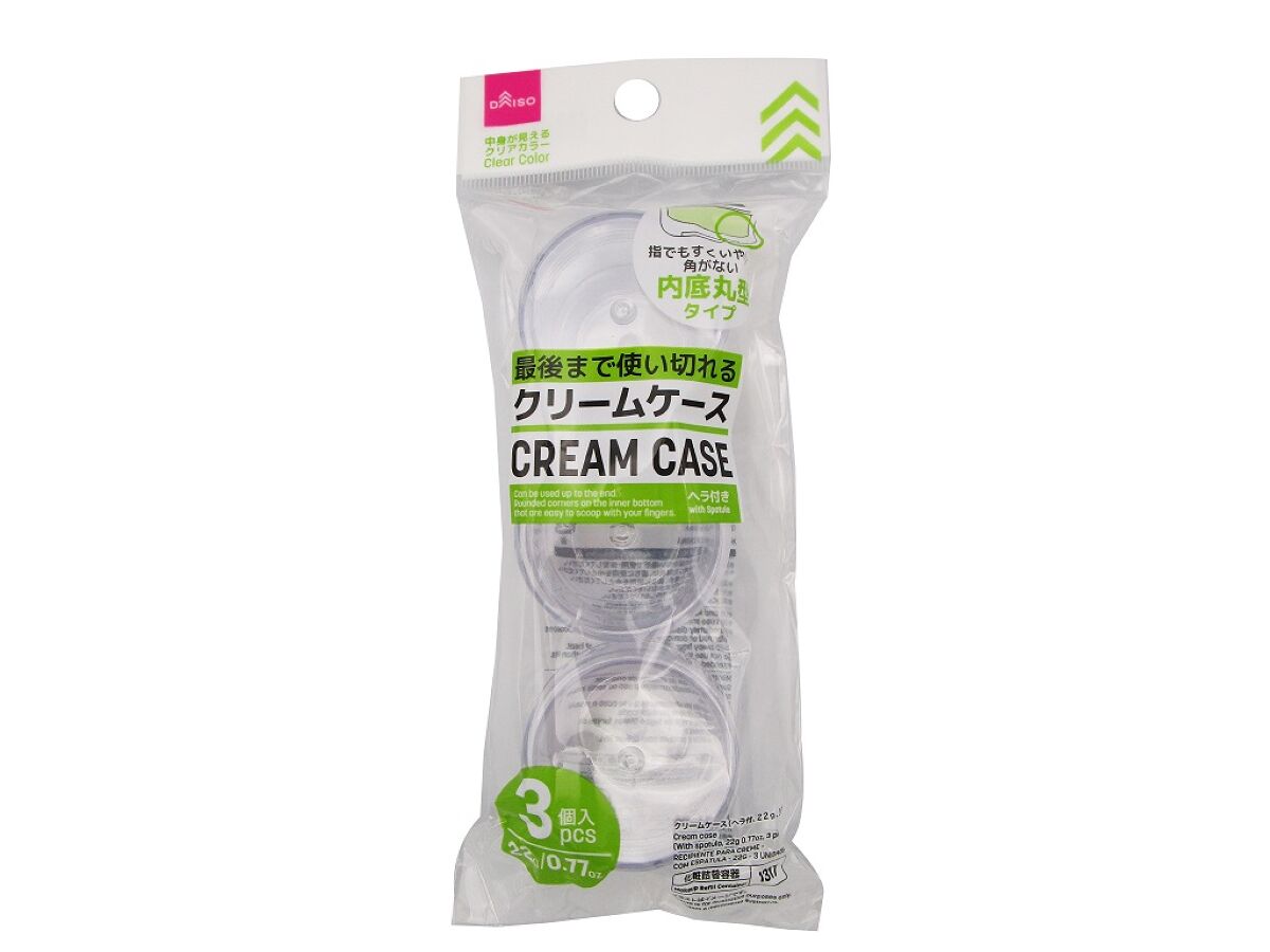 Daiso Cream Case -With Spatula - 3 pcs.- FrontPackage