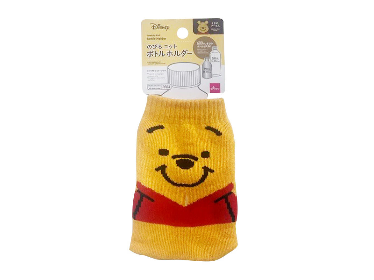 Daiso Stretchy Knit Bottle Holder -Winnie the Pooh- FrontPackage