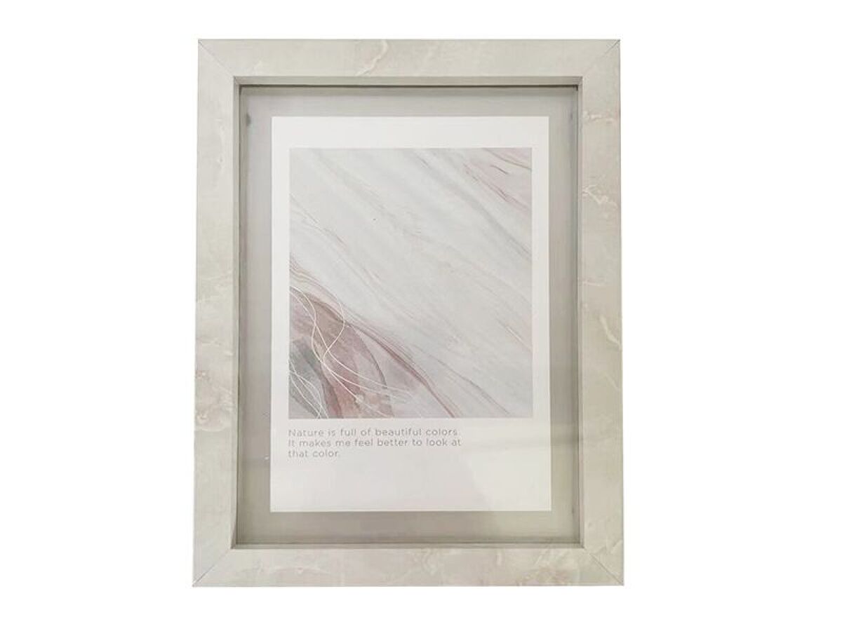 Daiso MDF Photo Frame -For Size L Photo - FrontPackage