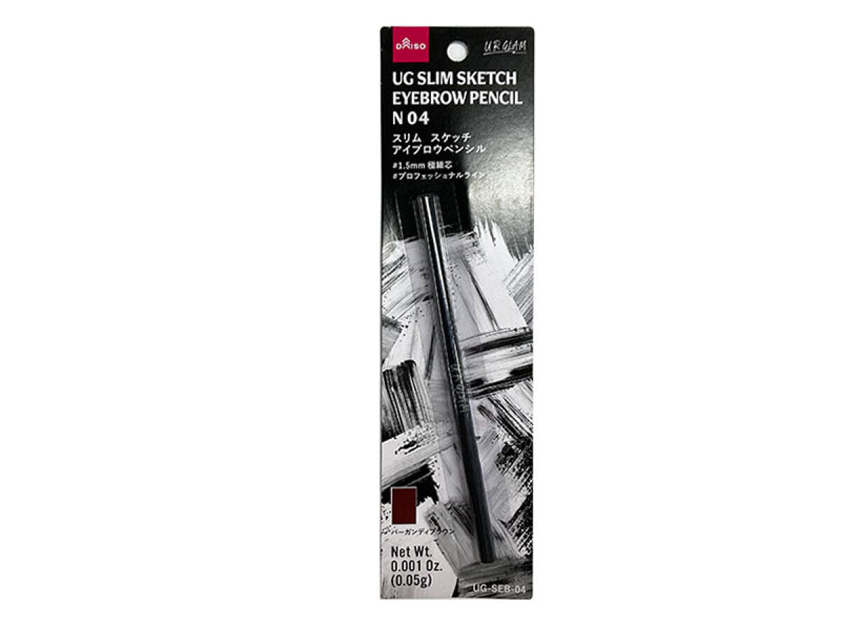 Daiso UG SLIM SKETCH EYEBROW PENCIL N 04 FrontPackage