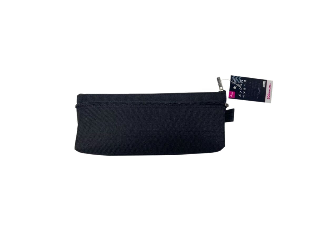 Daiso Pencil Case - Pockets - Triangular - With Mesh- FrontPackage