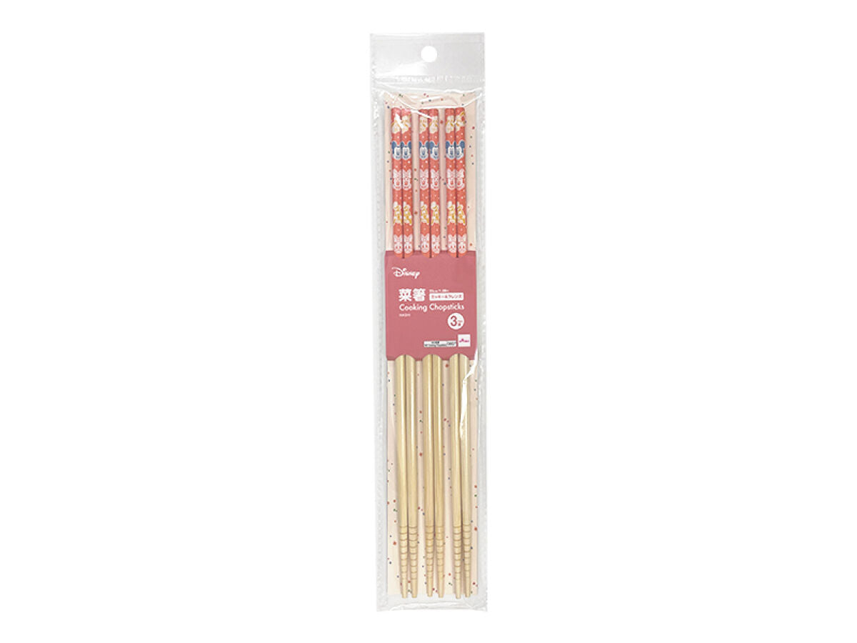 Daiso Cooking Chopsticks -3 Pairs - Mickey & Friends- FrontPackage