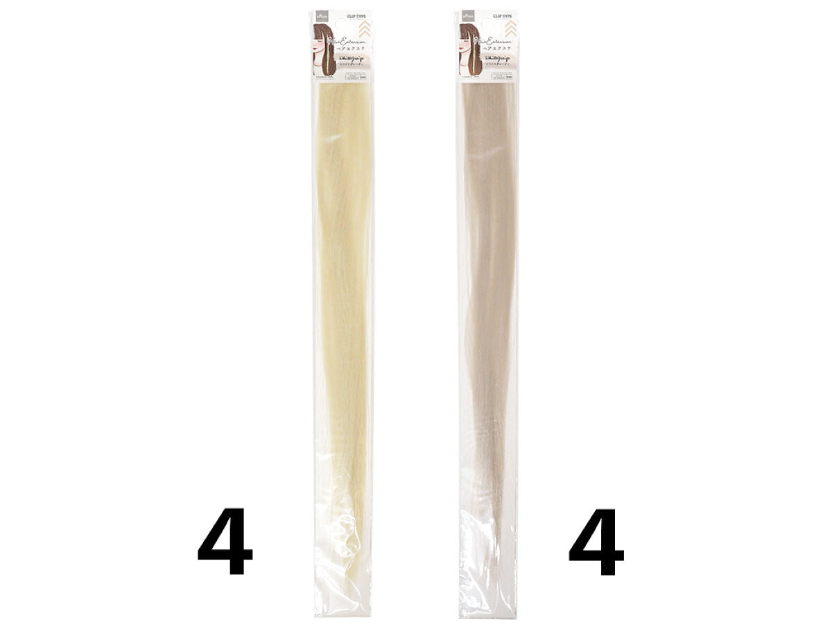 Daiso Hair extension White greige FrontPackage