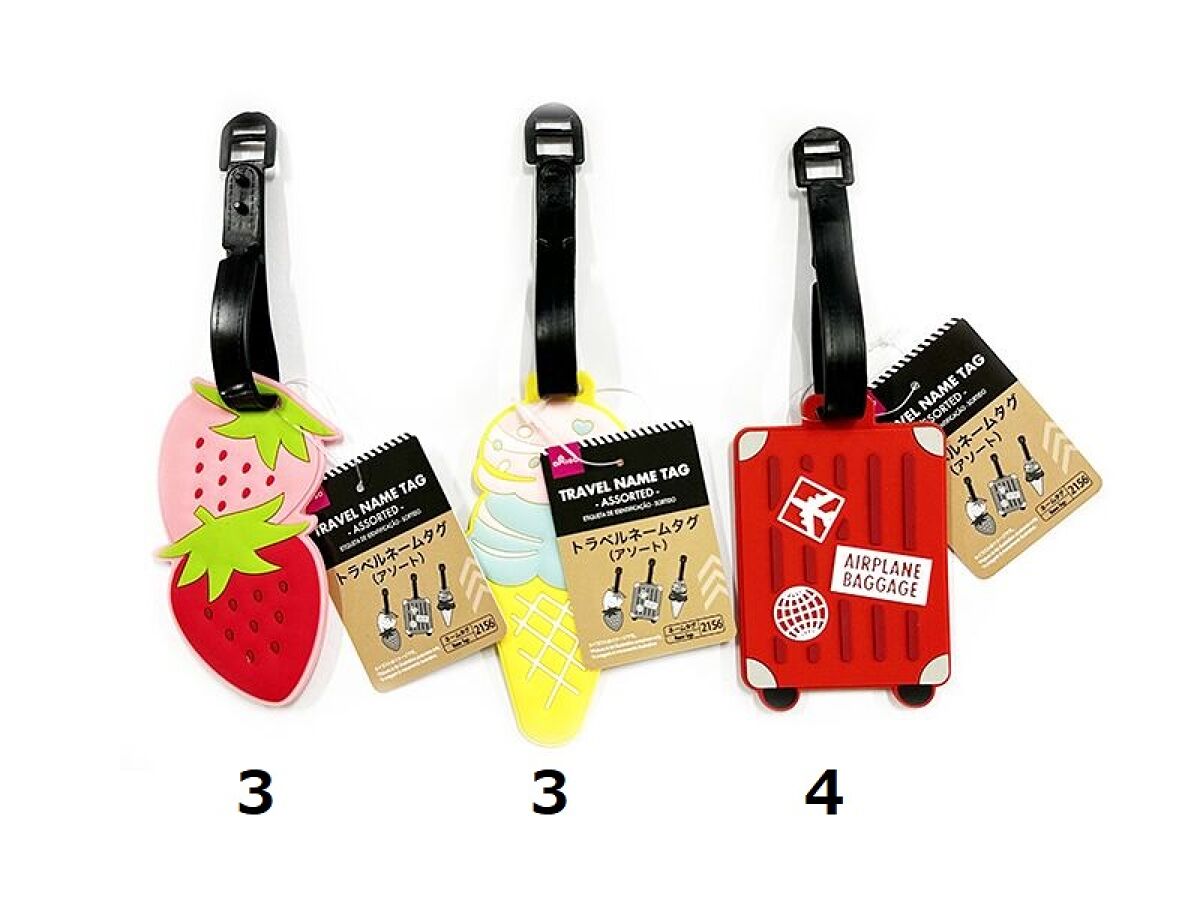 Daiso Travel Name Tag -Assorted- FrontPackage