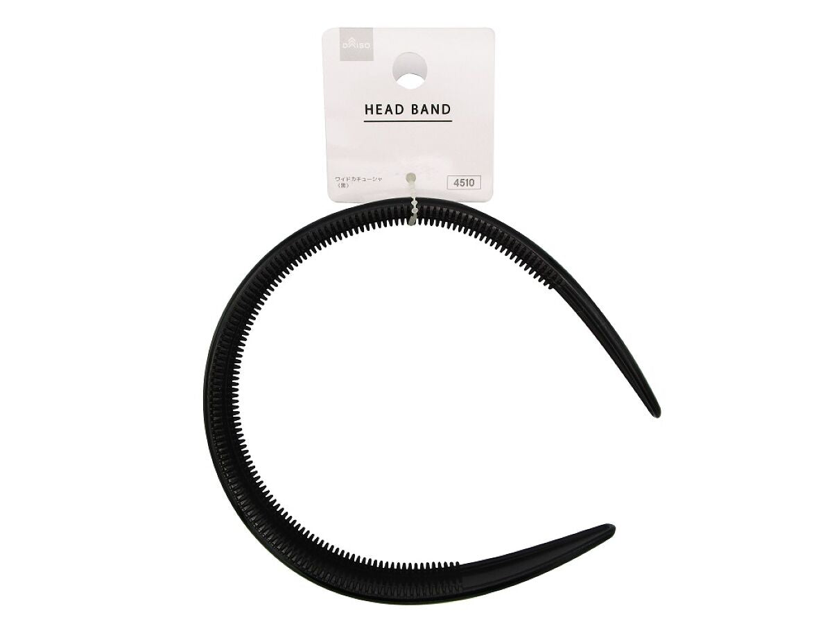 Daiso Wide hairband (Black) FrontPackage