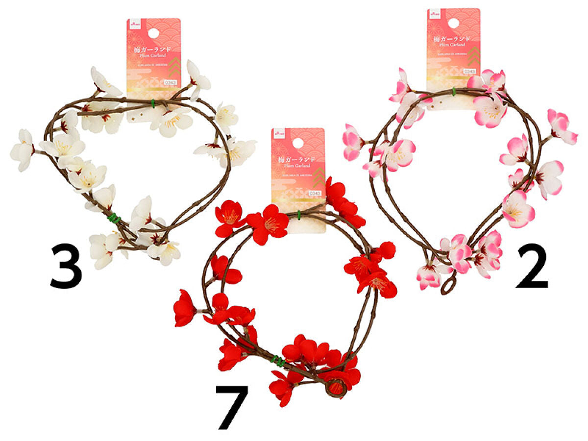 Daiso plum garland FrontPackage