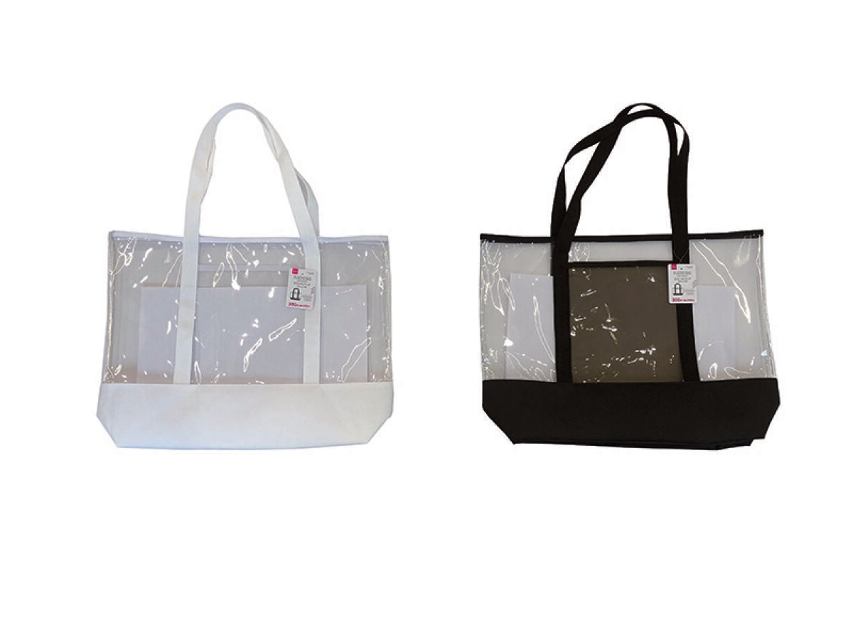 Daiso Vinyl Bag with Pocket FrontPackage