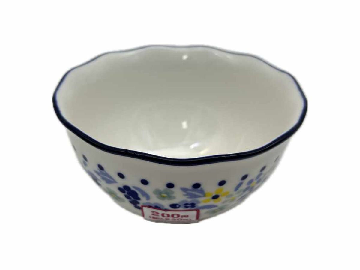 Daiso Bowl-Blue Line -Flower- FrontPackage