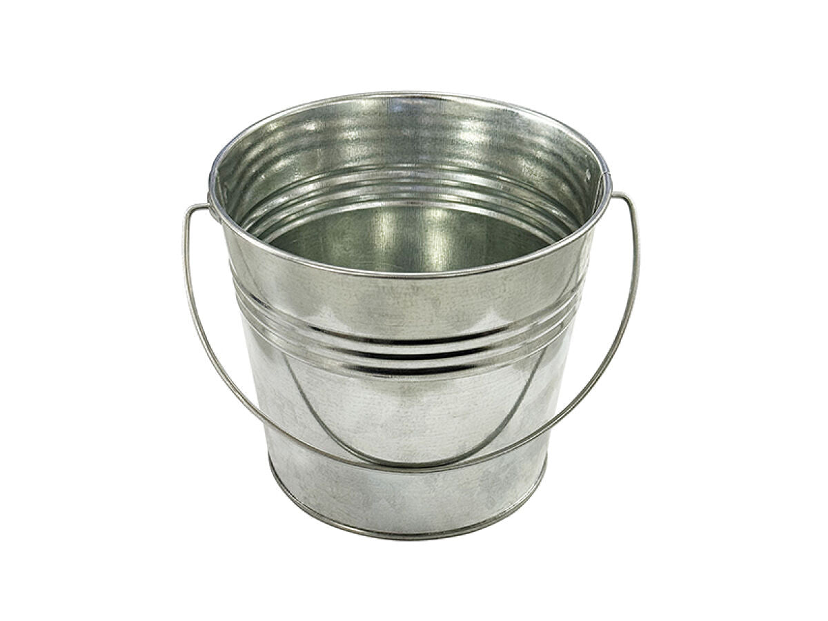 Daiso Metal flowerpot with decorative handle FrontPackage