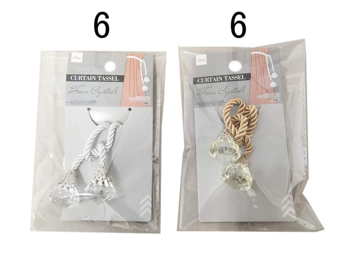 Daiso Curtain Tassel(Faux Crystals) FrontPackage