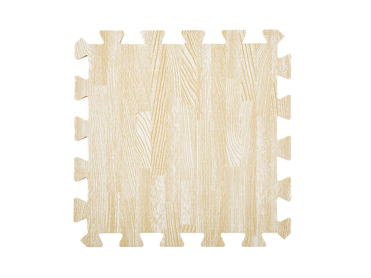 Daiso Puzzle Mat -Woodgrain - Beige- FrontPackage