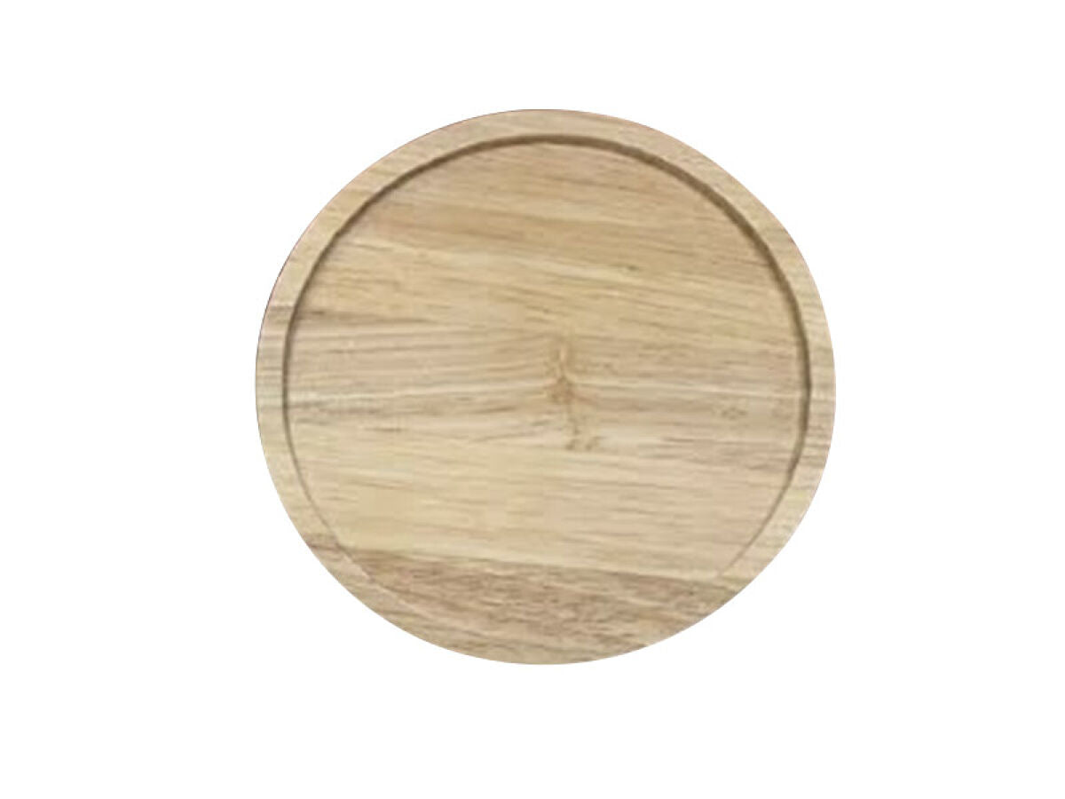 Daiso Rubber Wood Coaster FrontPackage