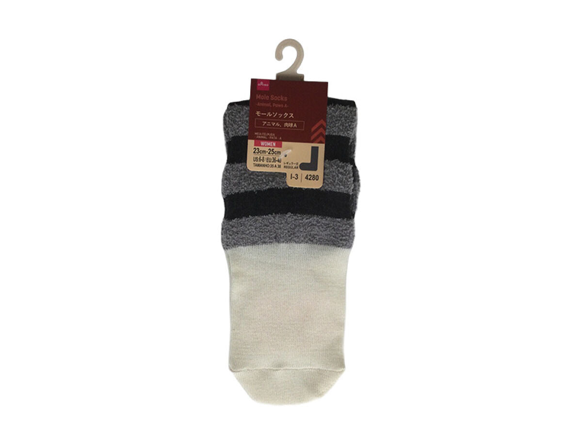 Daiso Mole Socks(Animal, Paws A) FrontPackage