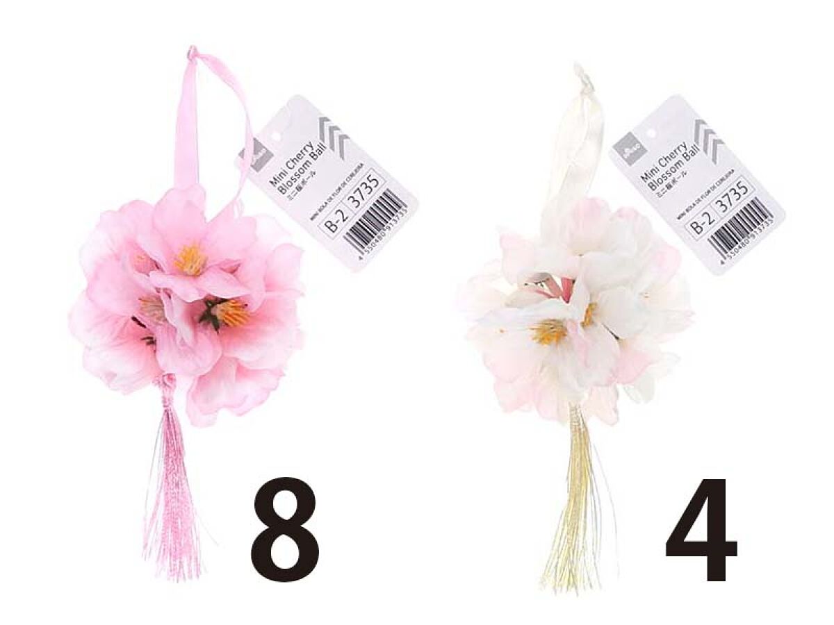 Daiso Mini Cherry Blossom Ball FrontPackage