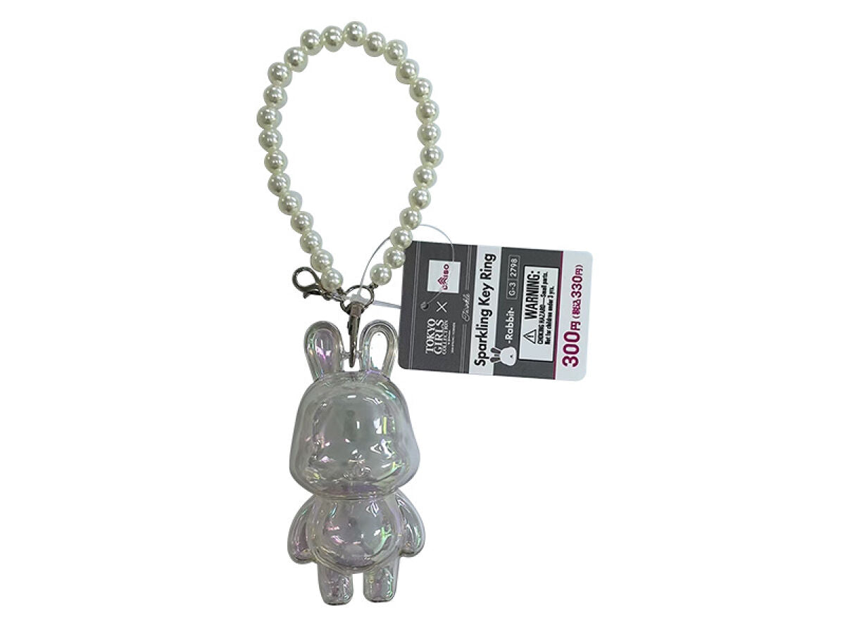 Daiso Sparkling Key Ring -Rabbit- FrontPackage